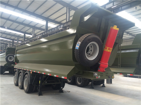 Buy Mechanical Suspension 60T Heavy Duty 500MM Dump Semi Trailers at wholesale prices