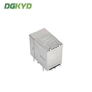 2X1 Modular RJ45 Network Port Socket Gigabit Integrated Transformer