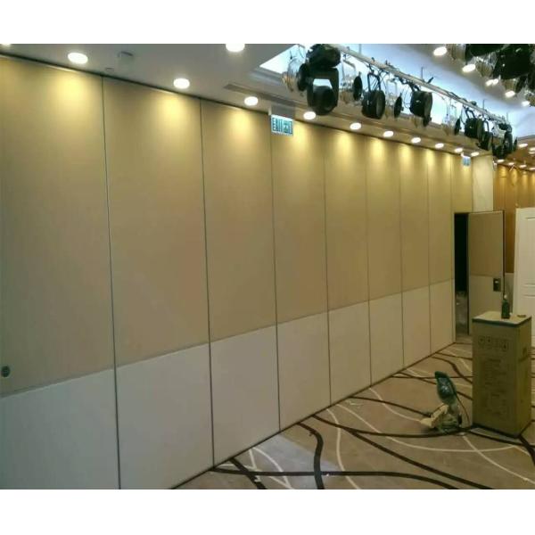 4m Height Operable Acoustic Sliding Partition Walls MDF Board + Aluminium Material