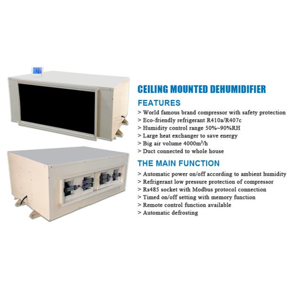 480L/D Factory Price Low Temperature Resistant Dehumidifier Big Capacity Greenhouse Laboratory Factory for Industrial