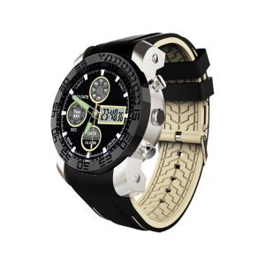 Plexiglass Mirror Analog Digital Sports Watch Electronic Movement With Alarm