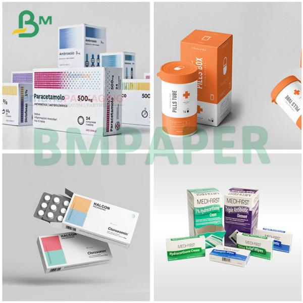 Strong Rigidity High Pulp SBS Board 14PT 16PT 18PT For Medicine Packaging Boxes 