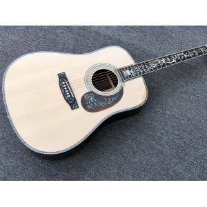 41 inch acoustic guitar,Real Abalone inlays and binding,Ebony fingerboard