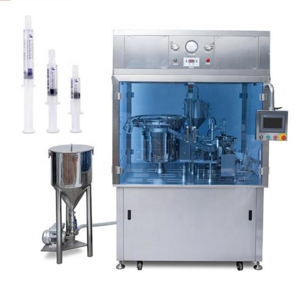 Automatic Glass Plastic Prefilled Syringe Filling Plugging Closing Capping