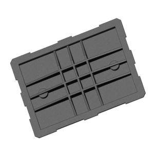 C250 Square Manhole Cover Ductile Iron EN GJS500-7 Rectangle Seal Single