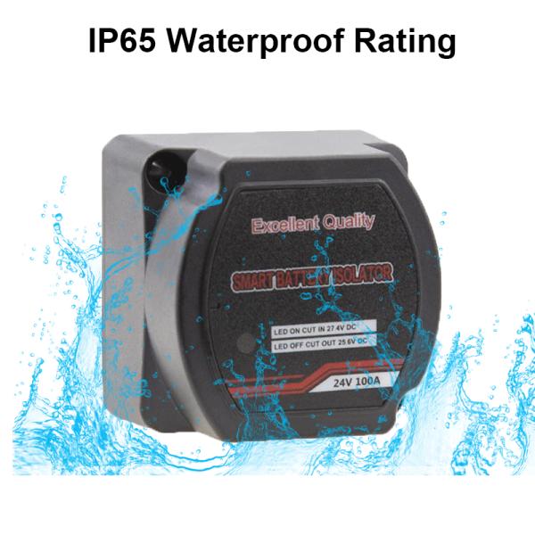 Power Smart Dual Battery Isolator 24V 100A for Vans Trucks RVs Motorhomes ATV UTV Boats Off Road Vehicles