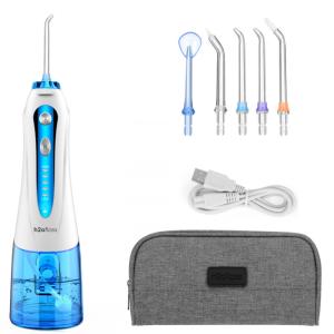 China Portable Water Flossing Oral Irrigator 300ML Dental Cleaner 24 Adjustable Pressure Electric Oral Flosser for Teeth/Braces on sale