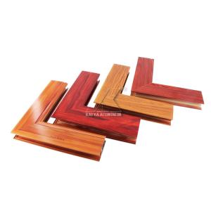 Customized Extruded Alloy Aluminum Door And Window Frames - Buy Wood grain