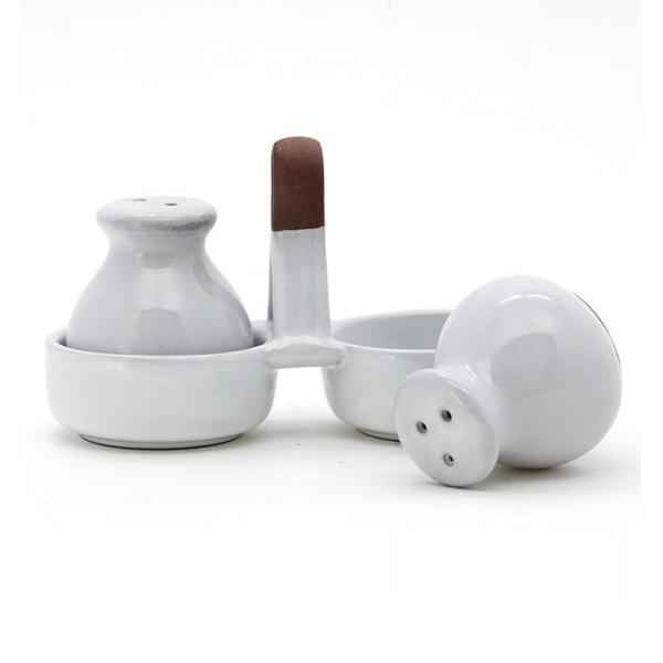 Ceramic Condiment Container Cruet Set Ceramic Salt And Pepper Shakers Cruet