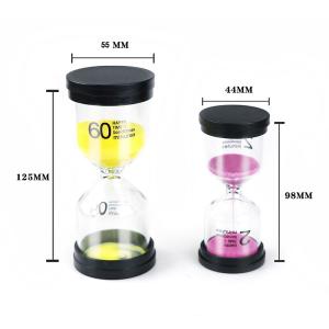 Kids Game Sand Timer Hourglass Clock Customized For Business Gifts