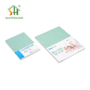 Customized Gypsum Plaster Boards Water Resistant 12mm Thickness
