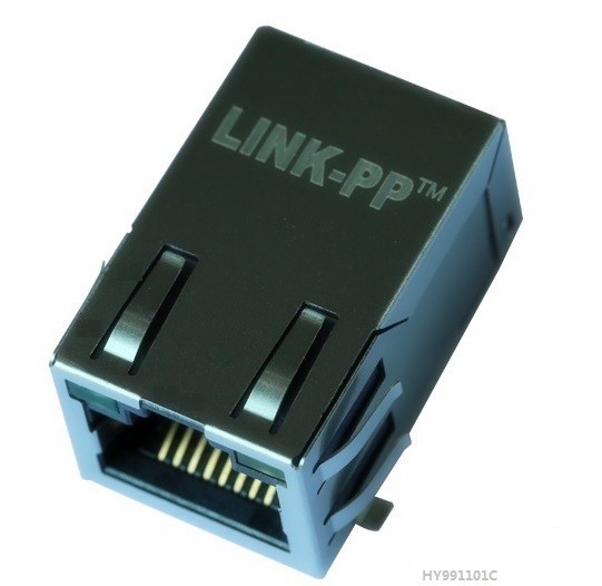 Quality HY991101C Single Port Rj45 Connector Integrated Magnatecis LPJ19111CNL for sale