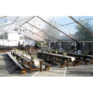 Wine Party Clear Top Tent Structure Aluminum Alloy Frame , clear roof tent