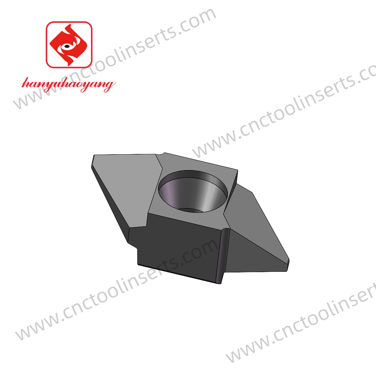 Quality CNC Professional Gear Milling Insert Series WC-Co PVD Coating 2570723 HYB208, Applicable for All Difficult-to-Machine Materials Except Superalloys for sale