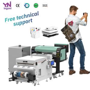 A4 DTF EPSON I1600*2 Dual Head T-Shirt Printing With Powder Shaker Machine