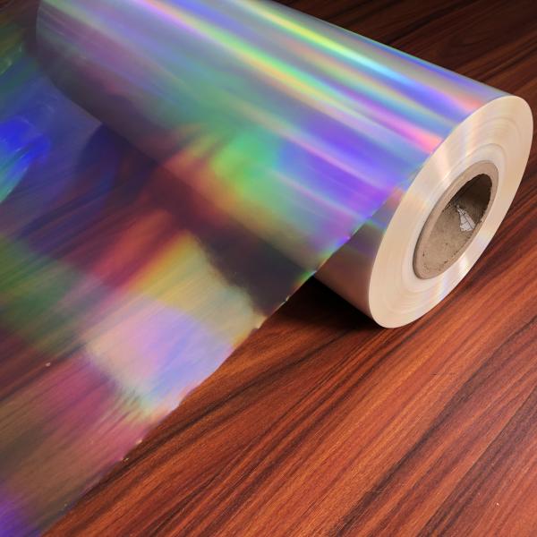 Acrylic Adhesive Holographic Lamination Film For Packing Full Test Free Sample