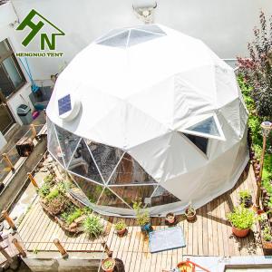 Glass Triangle Window Hotel Dome Tent 50m Diameter Custom