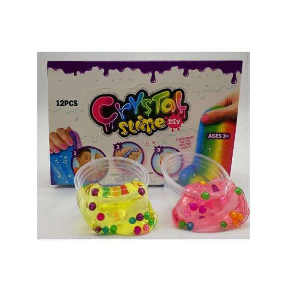 Buy Stress Relief Transparent Crystal Slime Mud Stretchy Soft Phthalate Free at wholesale prices