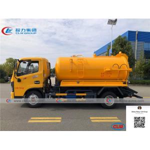 Dongfeng Duolicar 4x2 4000 Liters Vacuum Sewage Suction Truck