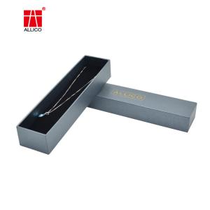 China BSCI Necklace Cardboard Jewelry Gift Box Pantone Printing on sale