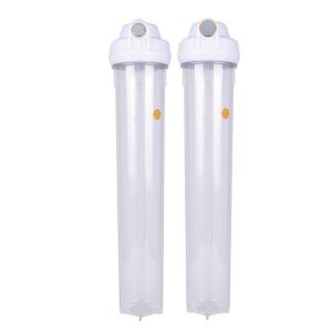NO App-Controlled 20 Inch Clear Filter Housing for Household Three-Stage