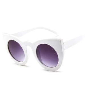 Butterfly Cat Eye Glasses Plastic Frame Clear Gradient Lens Sunglasses