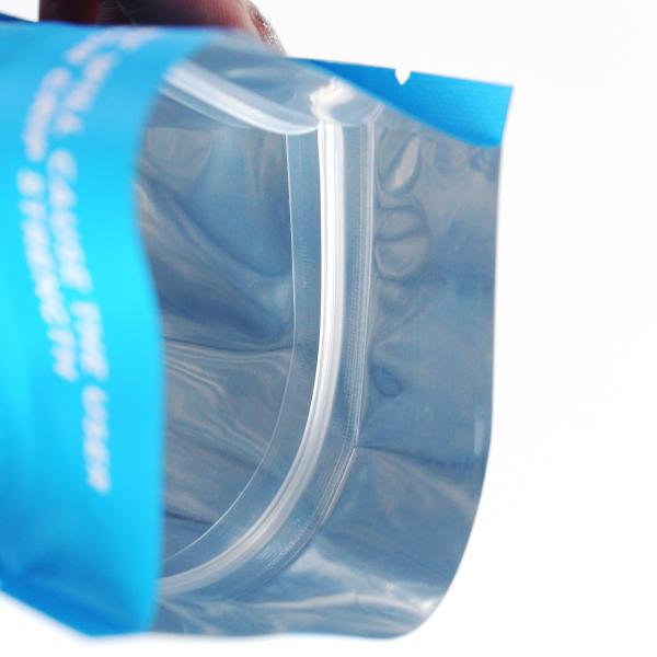 Customized High Barrier Matte Powder Pen Ball Packaging Bag With Zipper And Aluminum Foil Upright Bag