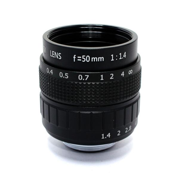 50mm lens C mount f/1.4 CCTV Lens C Mount 2/3 CCTV Lens features alloy casing
