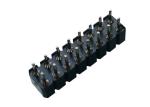 Machined Round Female Pin Header Connector DIP PPS 2.54mm 180° UL94V 0