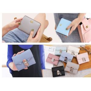 The new wallet female short paragraph Korean fashion simple lock women's purse