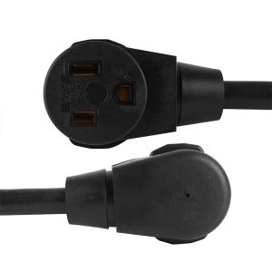 PVC Jacket NEMA L6-30P to 6-50R Connector 30Amp to 50Amp STW 10AWG 250V 1.5FT