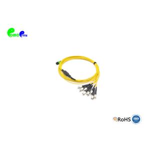China 8Cores LL MPO female- FC Straight harness cable Fanout 2.0mm  LSZH Yellow Type A polarity on sale