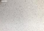 Artificial Style Custom crystal Quartz Countertop Honed White And Grey