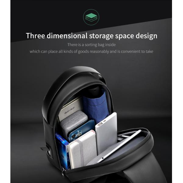 Oem Mens Laptop Sling Bag Mens Front Sling Bag Ventilation Multi Storey