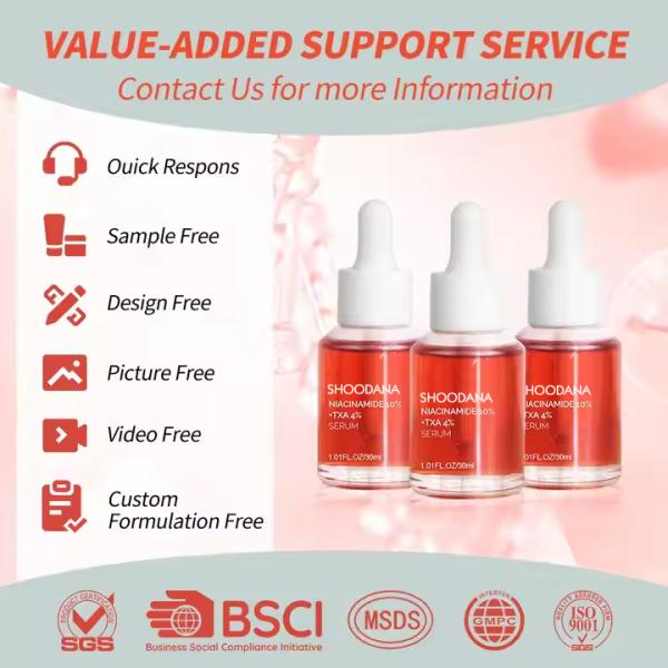 Serum texture close-up