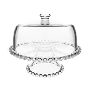 Beaded Mirror Dessert Mini Cup Cake Stand Set Wedding Decorating Tray Base Plate