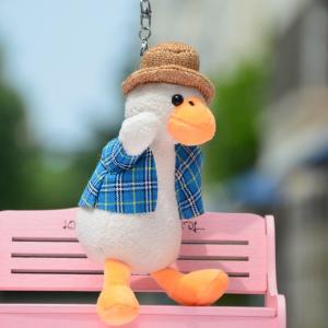 PP Cotton Stuffed Duckling Keychain Plush Toys