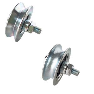 4 Inches Sliding Gate Wheel V Groove With Axle Bolt And Nut