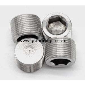 Quality male thread 1/4&quot; 3/4&quot; 1/2&quot; 1 INCH stainless steel 304 Countersunk hexagon plug for sale