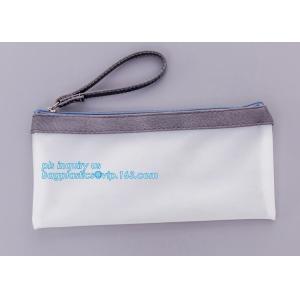 clear vinyl TPU pencil case bag with zipper for boys girls, Creative contracted