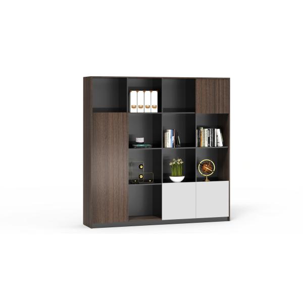 Buy Wooden Melamine Office Bookcase Cabinet For File Storage at wholesale prices
