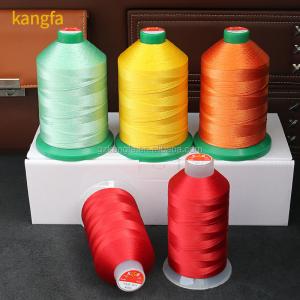Plastic cone 100% continuous filament polyester thread TEX70 for crochet Free
