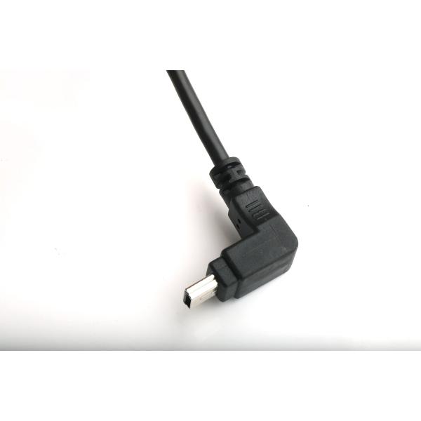 MOUNTABLE USB PORT TYPE B FEMALE PANEL MOUNT ADAPTER TO USB MINI-B MALE TOP