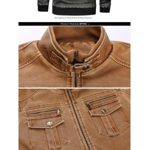 Zipper Long Motorcycle Jackets