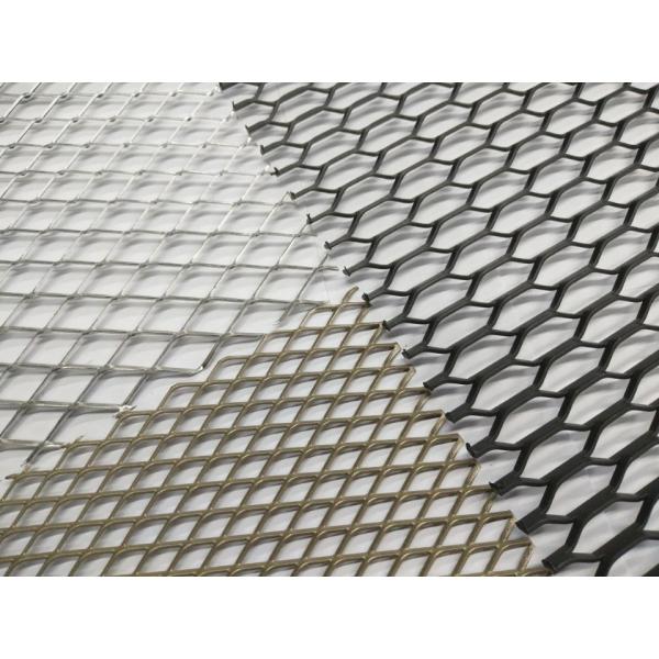 Security Fence Mesh Stainless Steel Facade Wall Ceiling Sheet Aluminum Expanded Metal Mesh