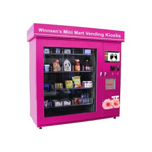 CE Auto Self Service Mini Mart Vending Machine , Network Remote Control Kiosk