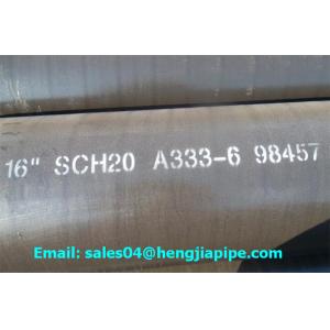 A333-6 Seamless pipes wall thickness SCH20