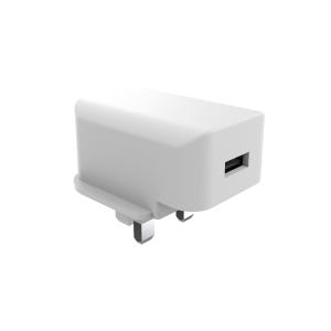 Fireproof PC RoHS ErP 5V 1a USB Wall Charger UK
