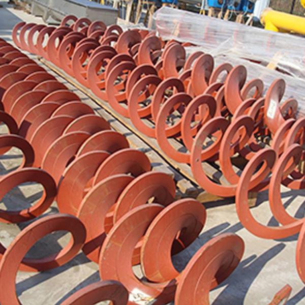 Buy Screw Conveyor Sludge Treatment Sus316L Flight Blade Acid Resistance at wholesale prices