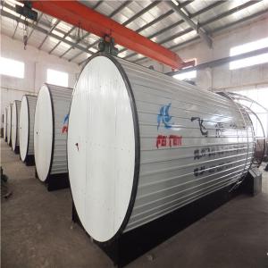 8mm Thickness Asphalt Storage Tank White Color Pitch Tank For Asphalt Plant